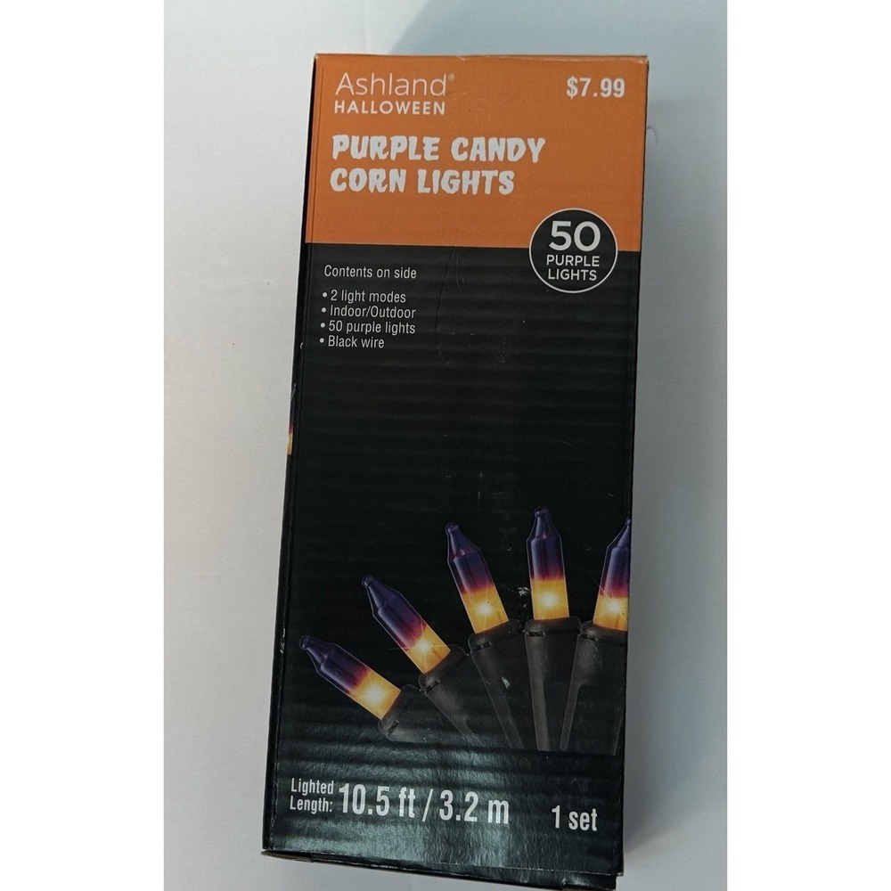 Halloween Orange Lights 50‎ Count 3 Box Lot 150 Lights Celebrate